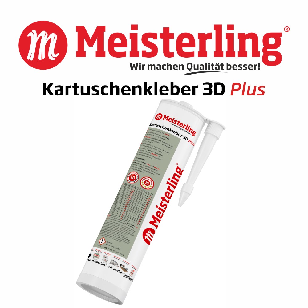 MEISTERLING KARTUSCHENKLEBER 3D PLUS